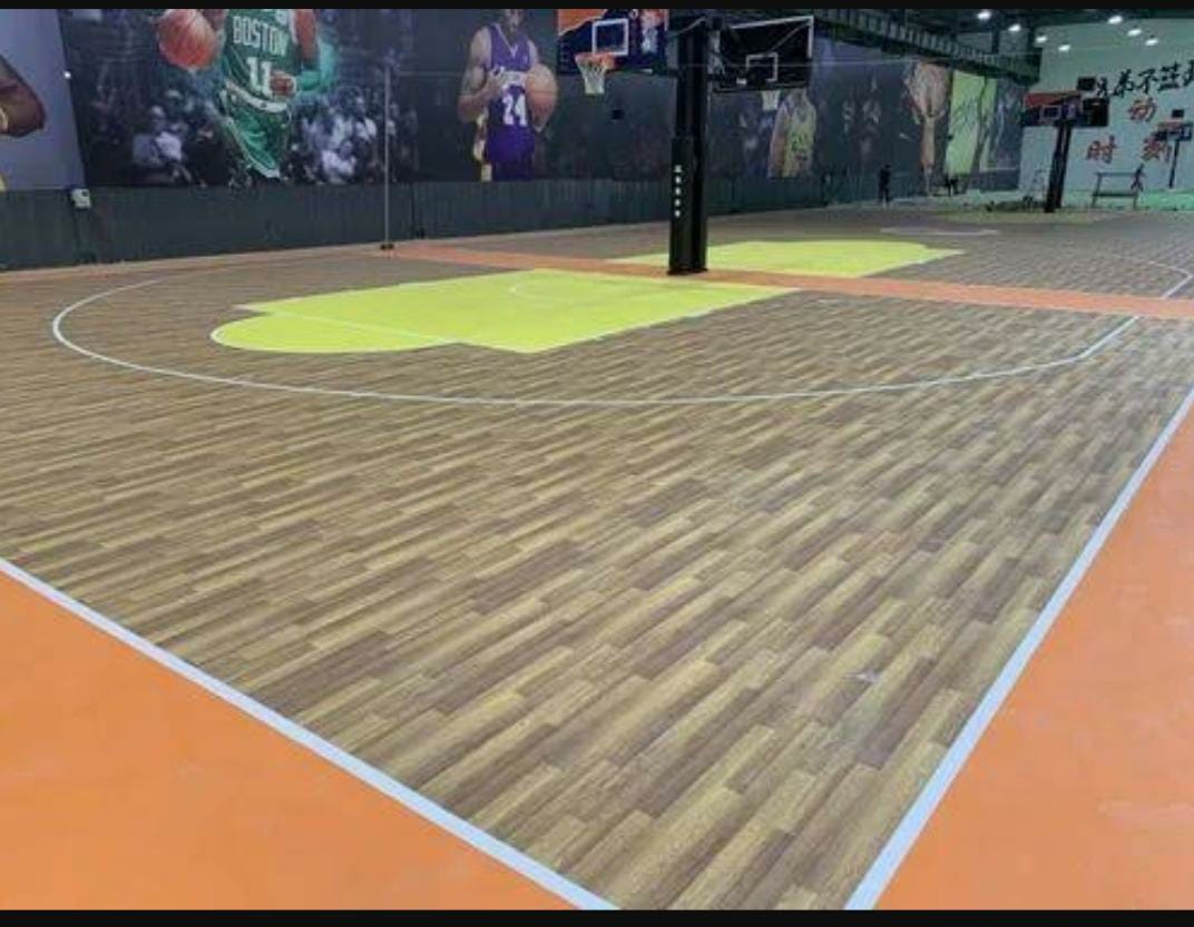 Basketball Court Flooring Manufacturing Facility in Delhi