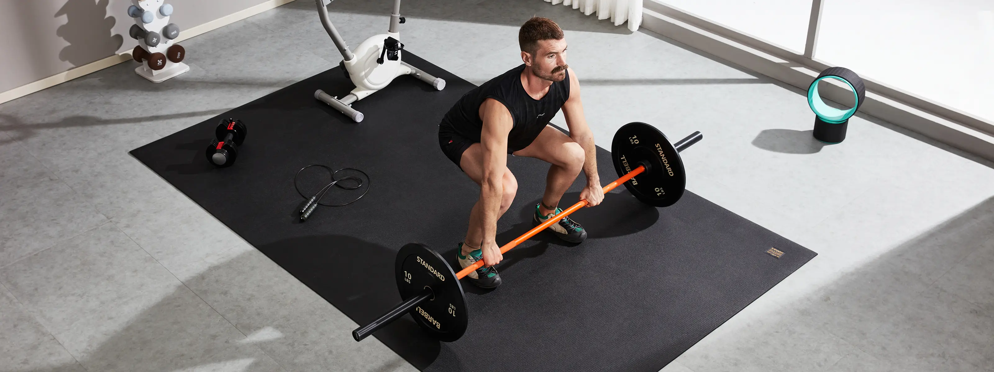 Gym Flooring Manufacturing Facility in Delhi